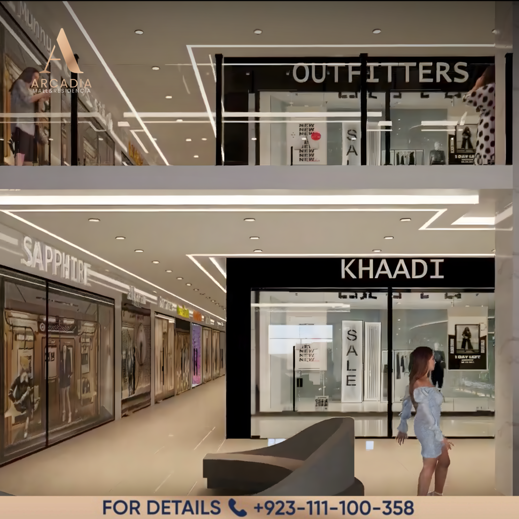 Commercial Shops in Bahria Town Lahore.